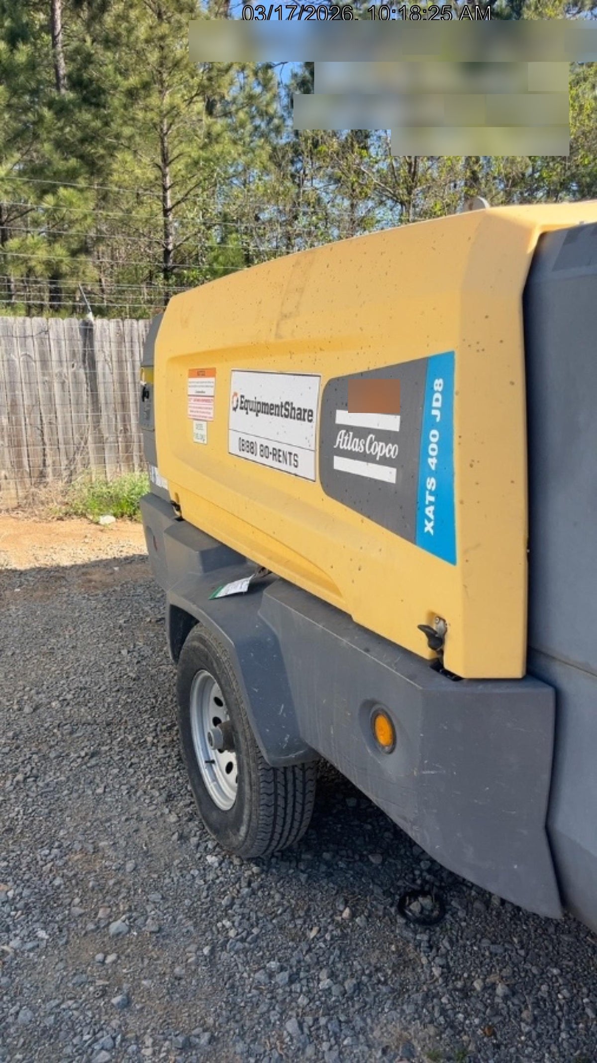 2020 ATLAS COPCO XATS 400 PFF