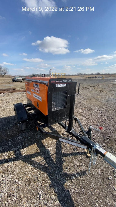 2021 Lincoln Electric Vantage 322 Vantage 322 Ready Pak 3 w/ Decals, ORANGE (includes trailer, cable rack, fender light kit) NO Telematics