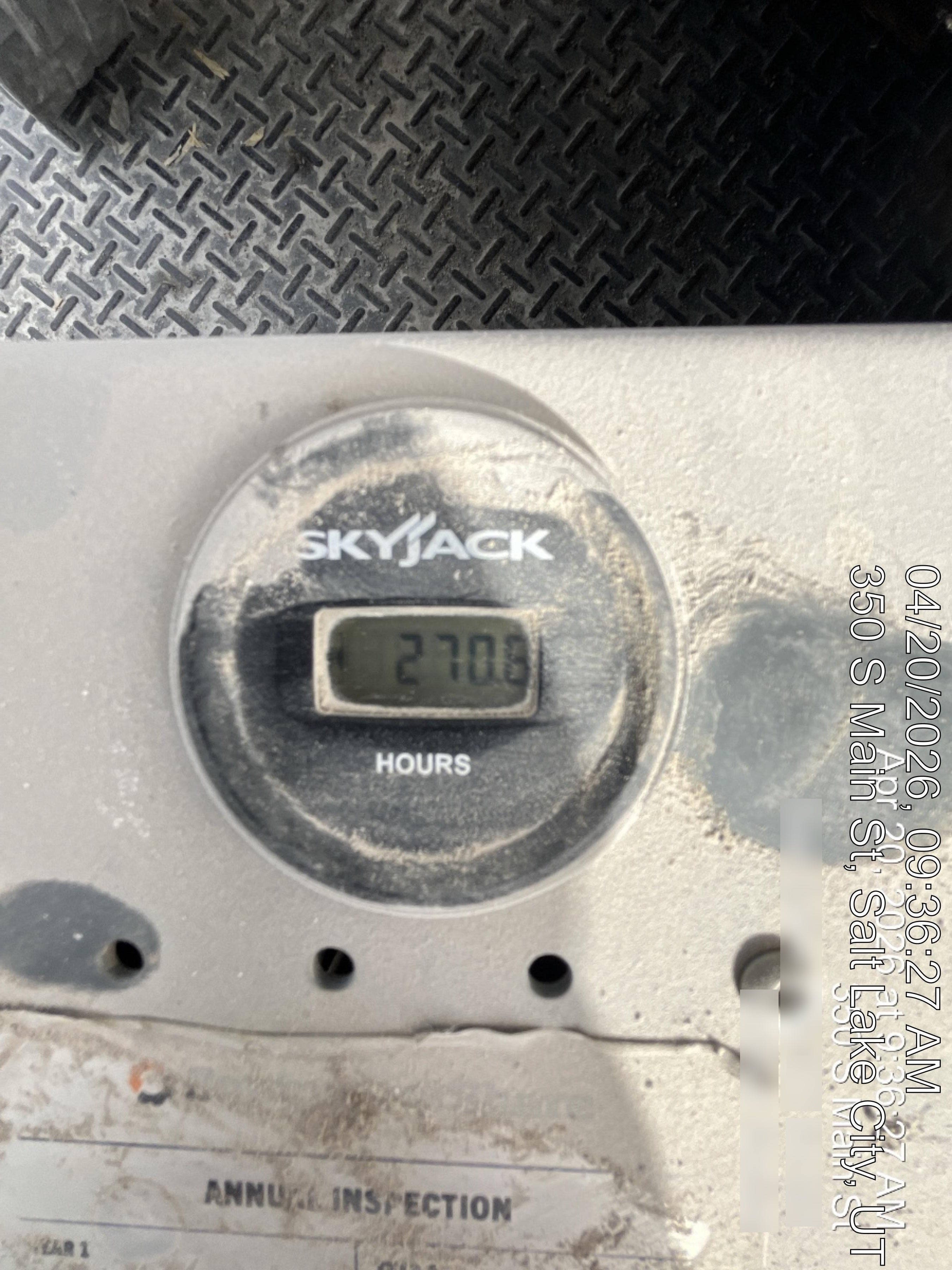2019 Skyjack SJIII-3219 Standard Options