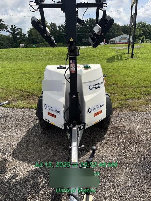 2023 Generac MLT2 Diesel, Flex Switch 120V Input, Powerzone Controller, (4) 320W LED Lights, 4kW Generator, 39.9 Gal Fuel Tank, 2" Ball, T3