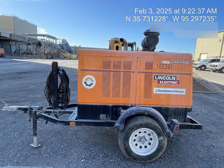 2021 Lincoln Electric Vantage 549X Ready Pak 3, ORANGE (includes trailer, cable rack, fender light kit)