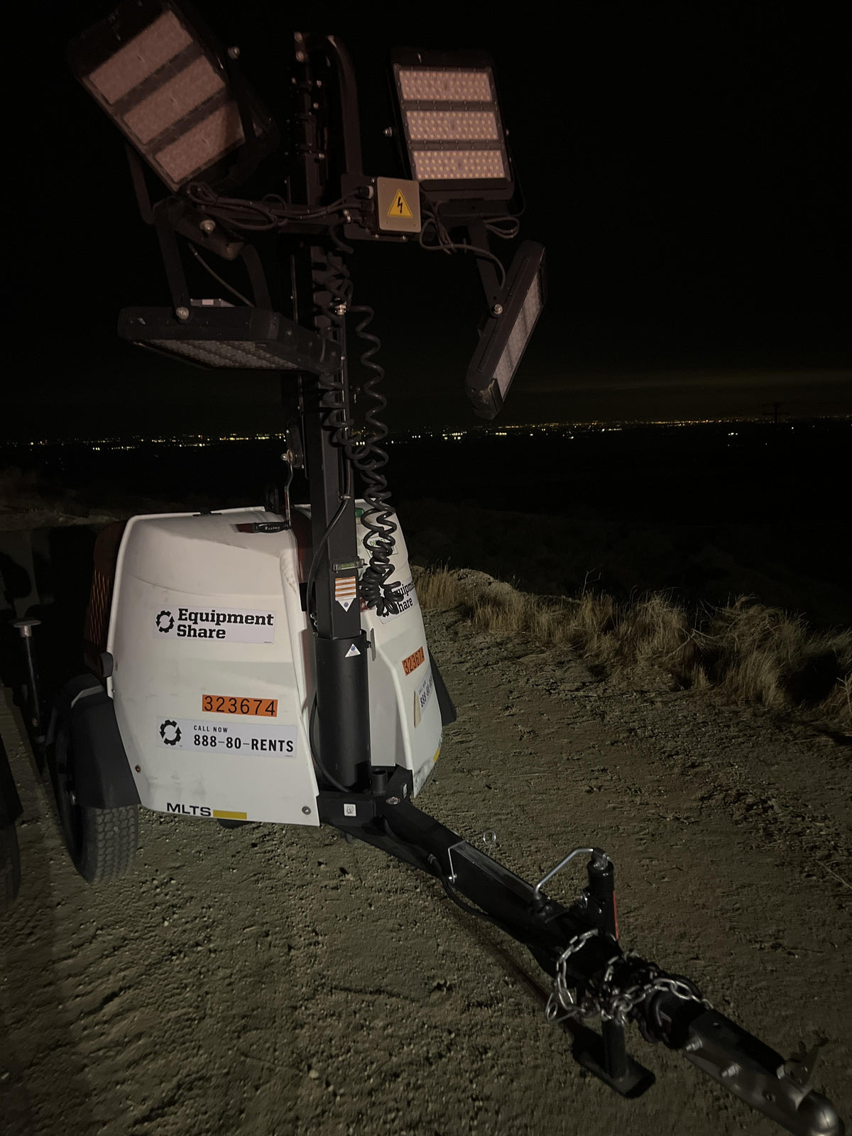 2023 Generac MLT2 Diesel, Flex Switch 120V Input, Powerzone Controller, (4) 320W LED Lights, 4kW Generator, 39.9 Gal Fuel Tank, 2" Ball, T3