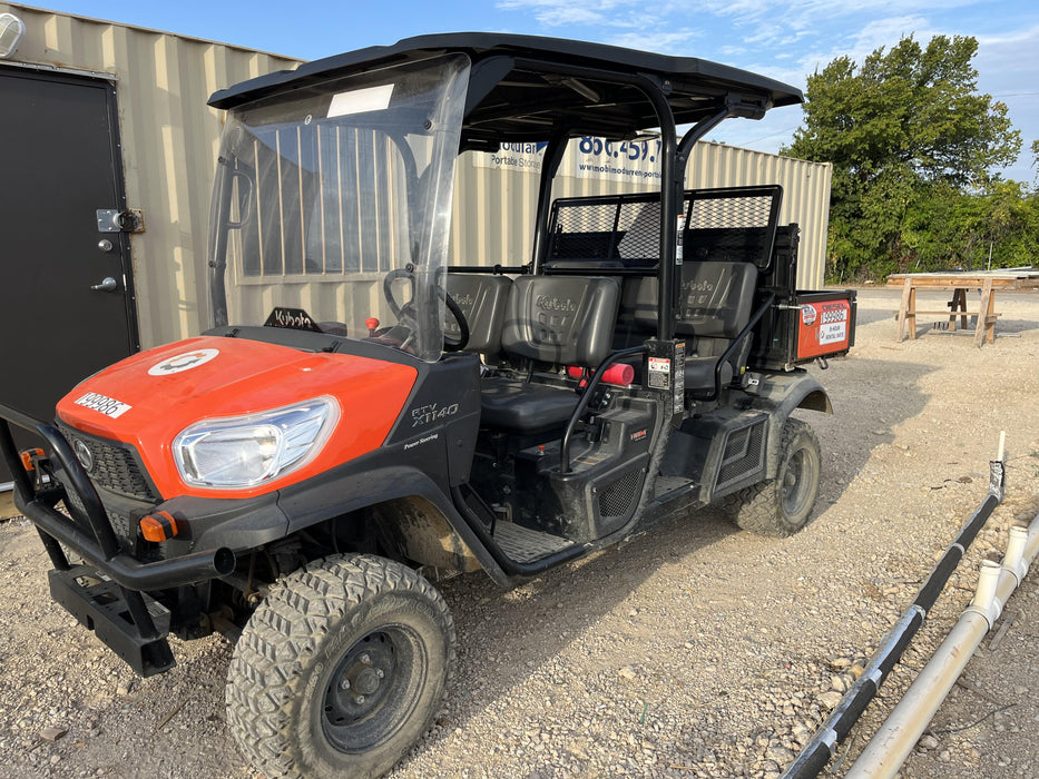 2022 Kubota RTV-X1140W-H Plastic Canopy, Windshield Acrylic Clear, LED Strobe Light, Wire Harness Kit, Back up Alarm