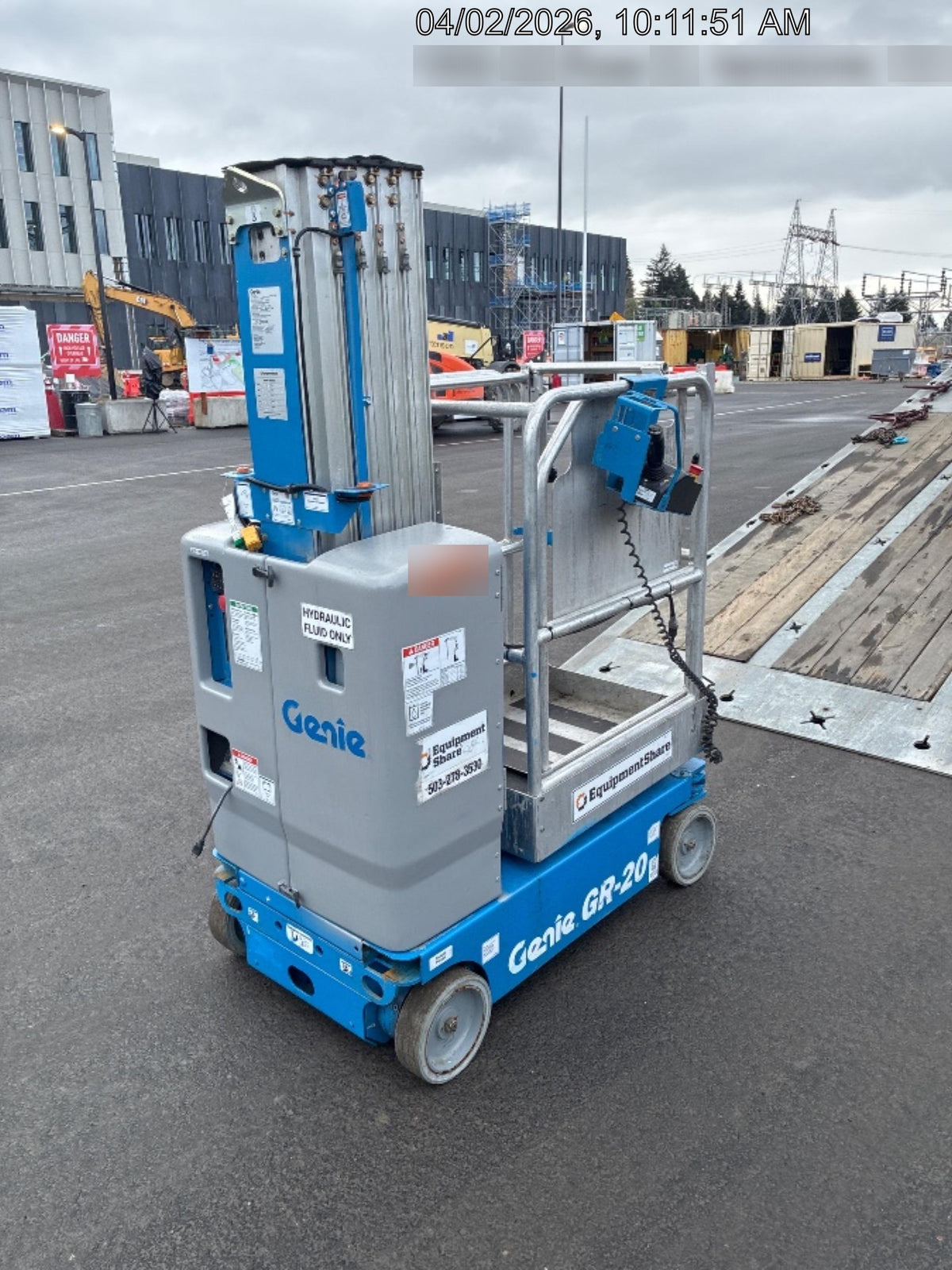 2019 GENIE GR-20