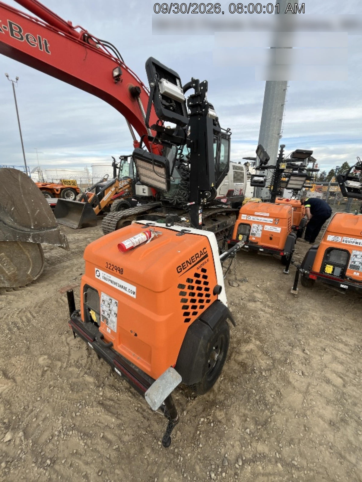 2023 Generac MLT2 Diesel, Flex Switch 120V Input, Powerzone Controller, (4) 320W LED Lights, 4kW Generator, 39.9 Gal Fuel Tank, 2" Ball, T3