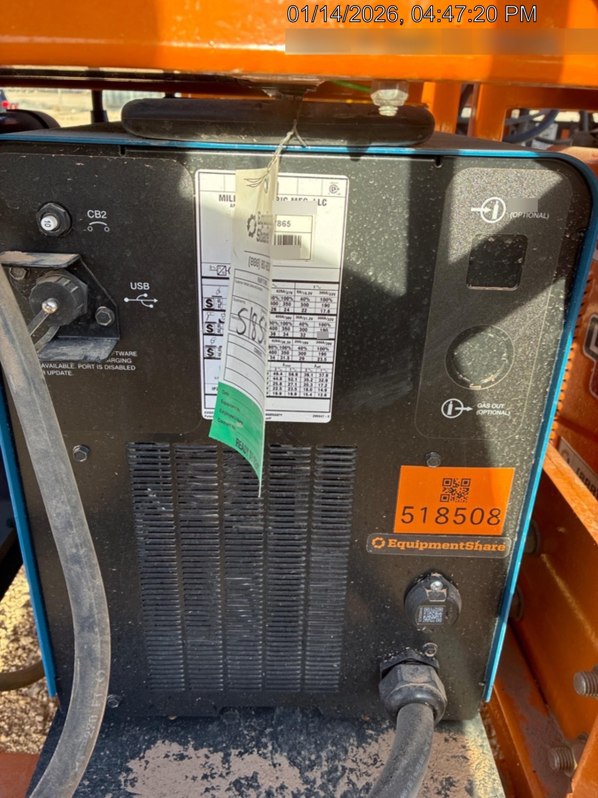 2025 MILLER ELECTRIC XMT 400