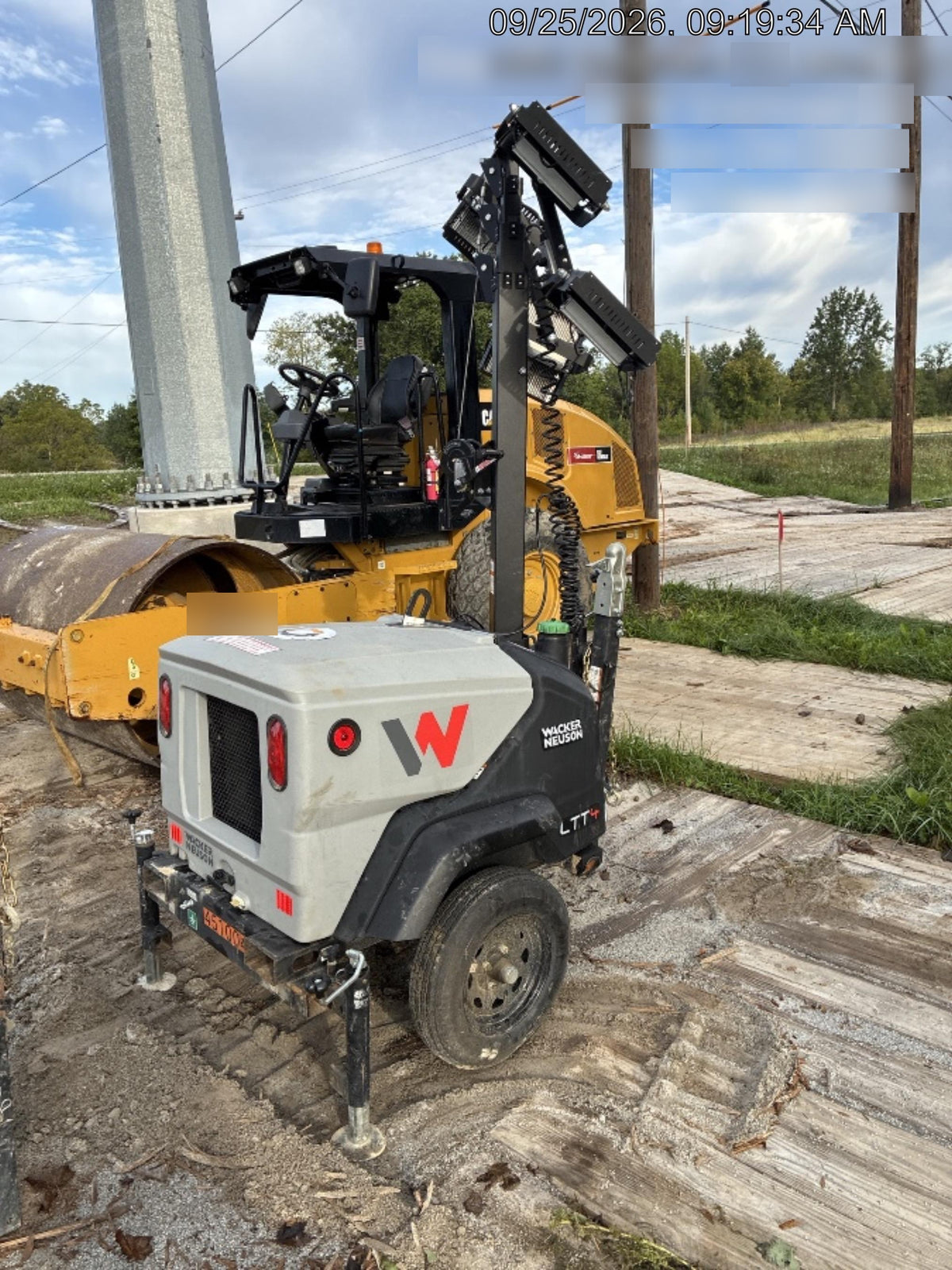 2024 Wacker Neuson LTT4 Diesel, Kohler KDW702, Deep Sea Controller, Auto Start, LED 320W, Bypass Outlet, T3