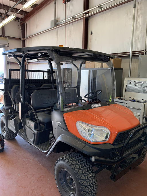 2021 Kubota RTV-X1140W-H Plastic Canopy, Windshield Acrylic Clear, LED Strobe Light, Wire Harness Kit, Back up Alarm