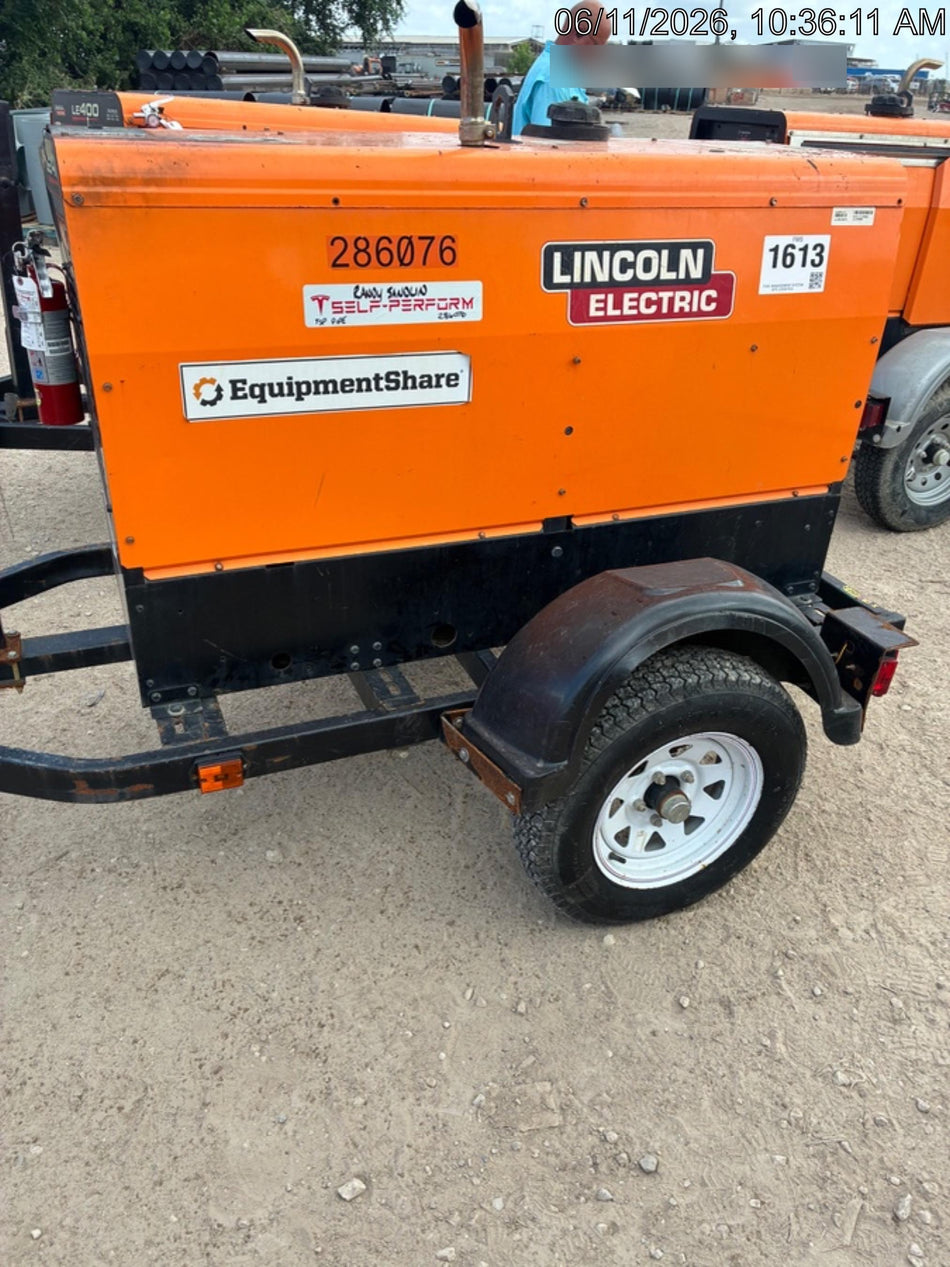 2022 Lincoln Electric LE400 Kubota V1505, Trlr, Cable Rack, Light Kit, ES Decals, T3