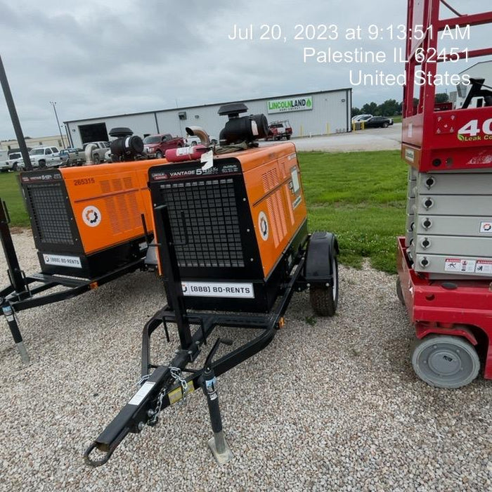2021 Lincoln Electric Vantage 549X Ready Pak 3, ORANGE (includes trailer, cable rack, fender light kit)