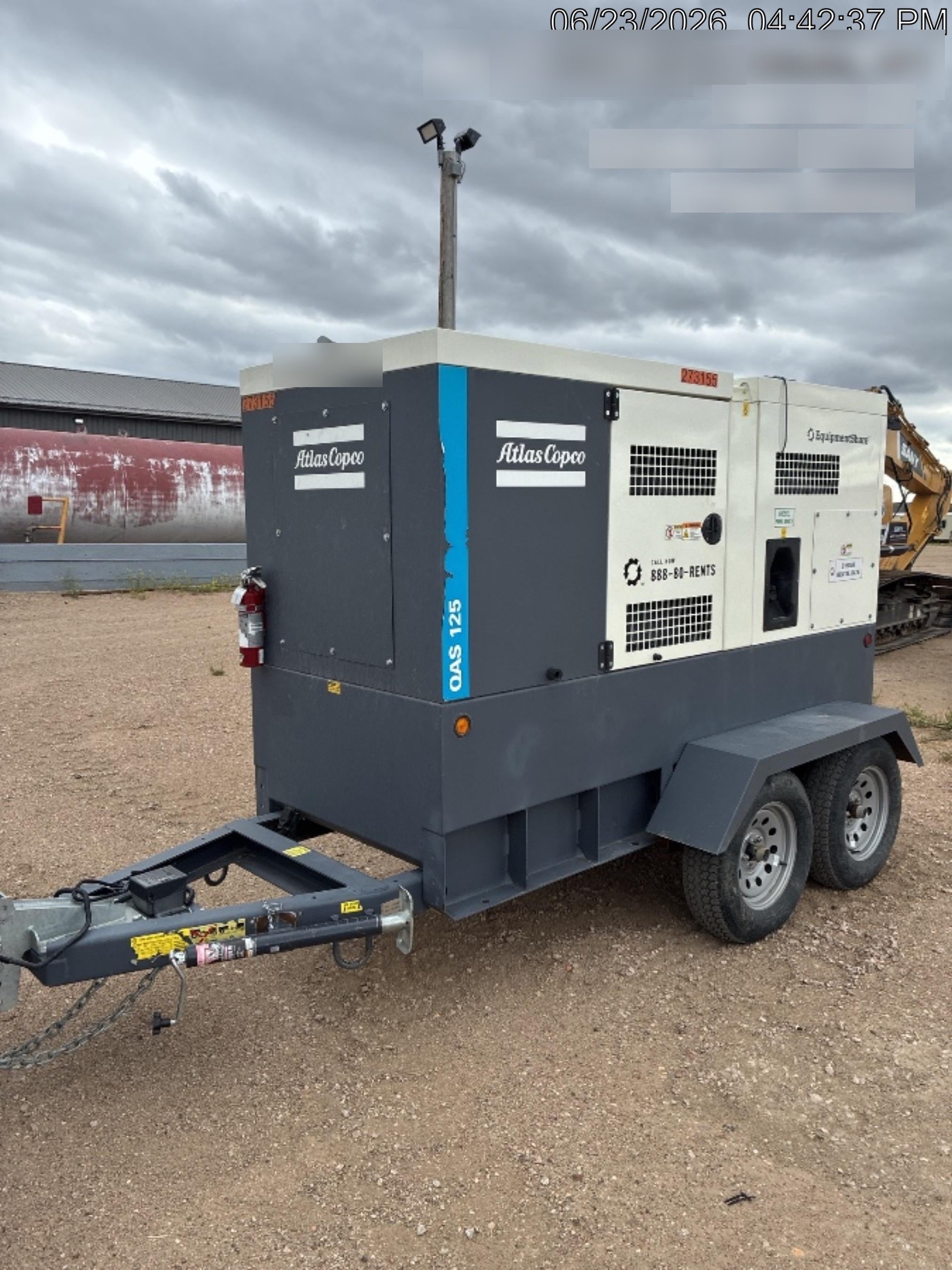 2022 ATLAS COPCO QAS 125