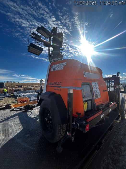 2023 Generac MLT2 Diesel, Flex Switch 120V Input, Powerzone Controller, 
(4) 320W LED Lights, 4kW Generator, 39.9 Gal Fuel Tank, 2" Ball, T3