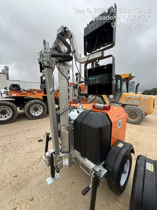 2024 Wanco WLTT-4MM4K Diesel, Deep Sea Controller, Shore Power Plug, Auto Start, (4) 350W LED Floodlights, 4kW Generator, 60 Gal Fuel Tank, 2" Ball, T3