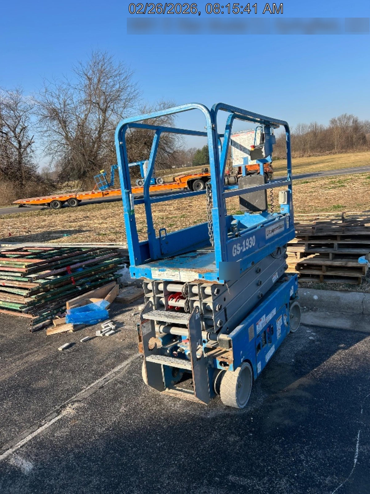 2019 Genie GS-1930 Fixed Rails with Chain Entry