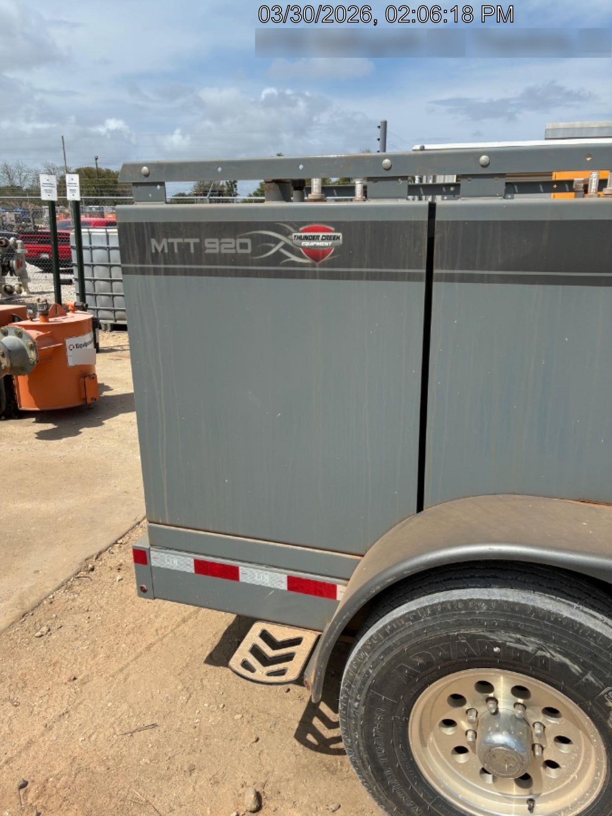 2025 THUNDER CREEK MTT920 - Hazmat not required