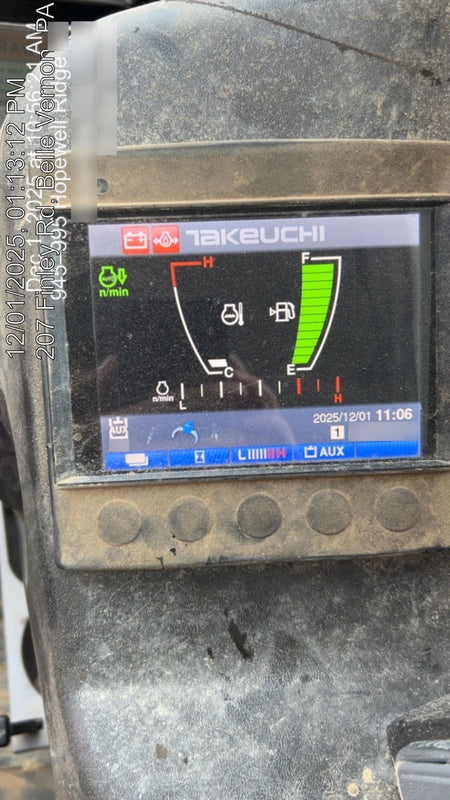 2025 TAKEUCHI TB250-2CR
