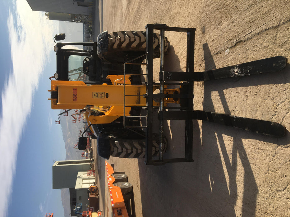 2020 JCB 509-42 Canopy, Solid Tires, Work Lights, Beacon, Aux Hydraulics, Back up Alarm, Lifting Eye, ES Decals