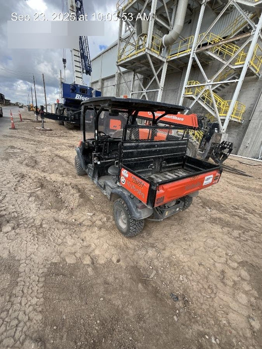 2022 Kubota RTV-X1140W-H Plastic Canopy, Windshield Acrylic Clear, LED Strobe Light, Wire Harness Kit, Back up Alarm