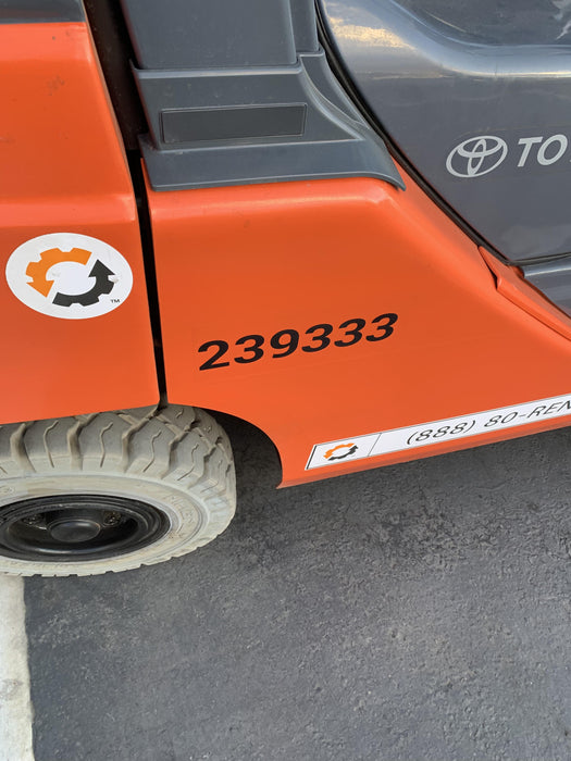 2022 TOYOTA 8FGU25 LP w/ Scale