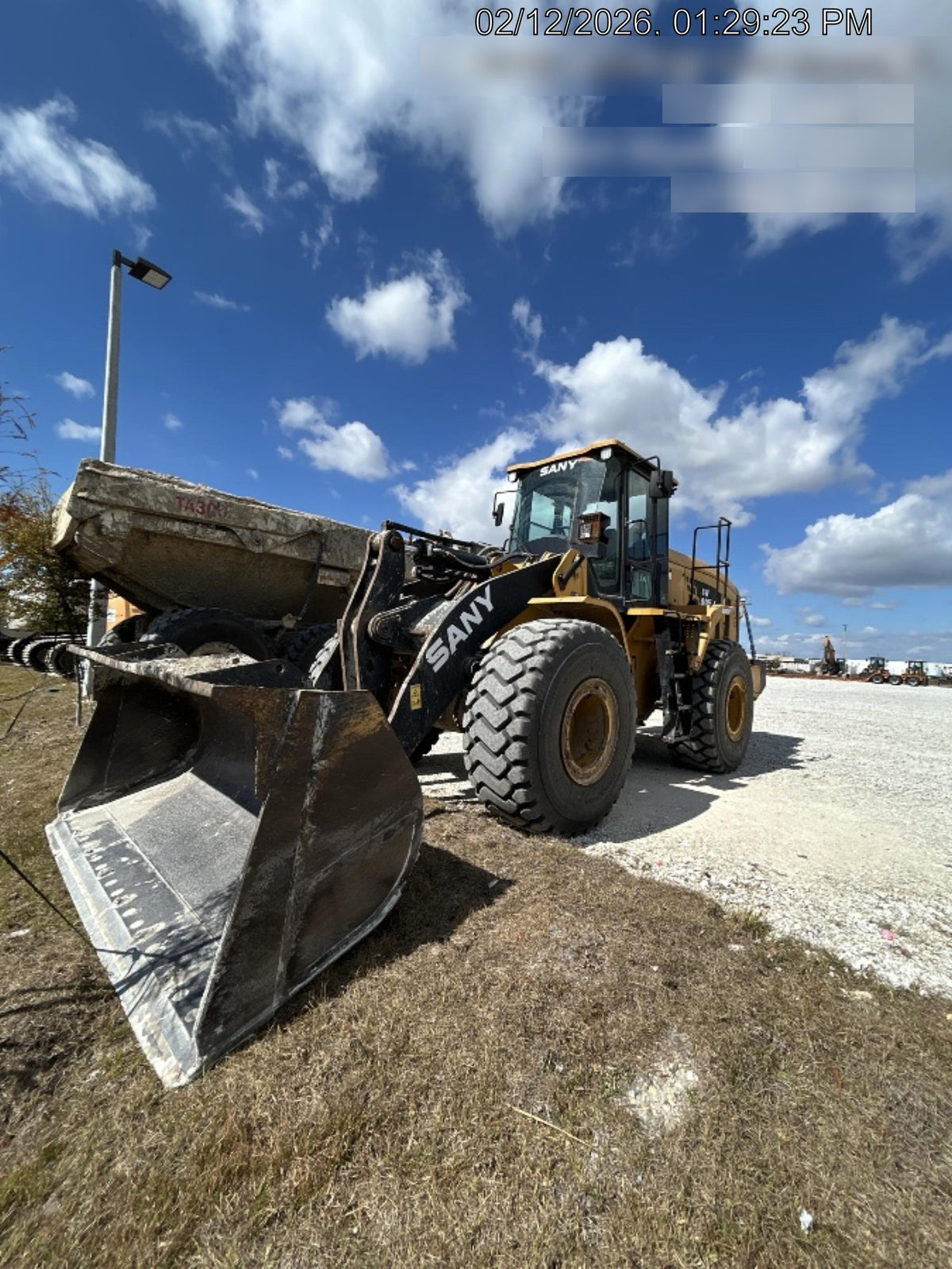 2019 Sany SW405K Tier 4, Cab, 3rd Function Hydraulics Smooth Pin On Bucket