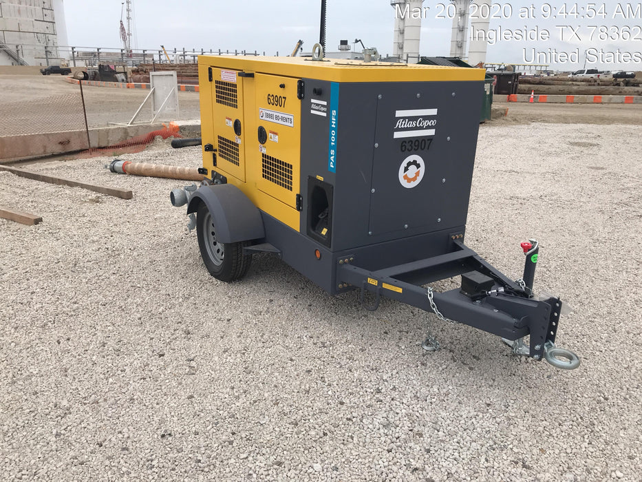 2020 ATLAS COPCO PAS 100 HF CS Enclosed
