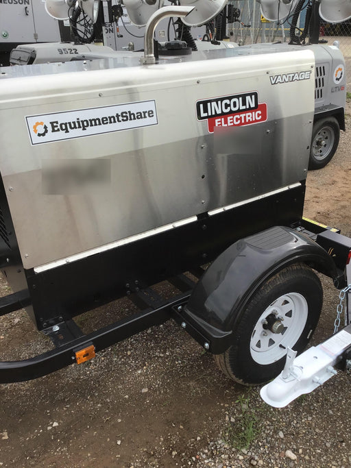 2019 Lincoln Electric Vantage 322 Lincoln Vantage 322 Welder w/Trailer, Light Kit, Cable Rack