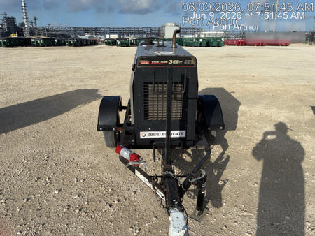 2019 Lincoln Electric Vantage 322 Ready-Pak 3, Two Wheel Trailer, Fender and Light Kit, Cable Rack