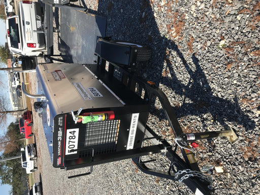 2019 Lincoln Electric Vantage 322 Welder Ready-Pak 3, Two wheel trailer, Fender and Light kit, Cable Rack