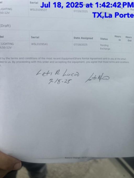 2023 WORKSITE LIGHTING DWXPLEDIL50-12V