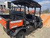 2022 Kubota RTV-X1140W-H Plastic Canopy, Windshield Acrylic Clear, LED Strobe Light, Wire Harness Kit, Back up Alarm