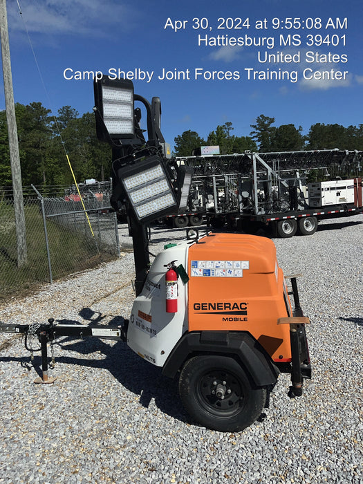 2023 Generac MLT2 Diesel, Flex Switch 120V Input, Powerzone Controller, 
(4) 320W LED Lights, 4kW Generator, 39.9 Gal Fuel Tank, 2" Ball, T3