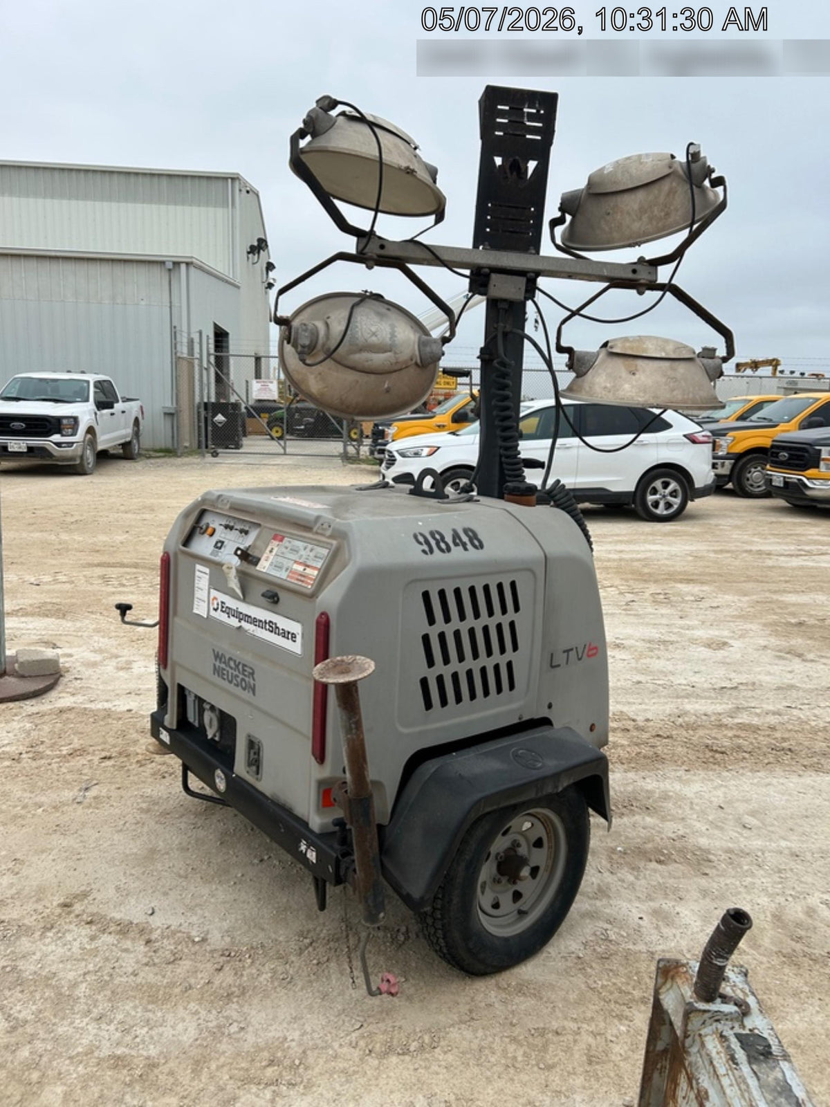 Wacker Neuson LTV6K-MH Wacker Neuson LTV6K Towable Light Tower