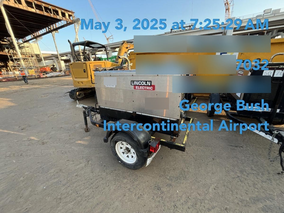 2019 Lincoln Electric Vantage 322 Lincoln Vantage 322 Welder w/Trailer, Light Kit, Cable Rack