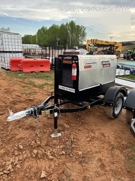 2024 Lincoln Electric LE400 Kubota V1505, Trlr, Cable Rack, Light Kit, ES Decals, T3