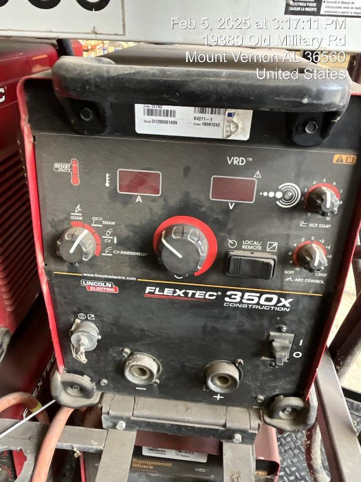 2020 LINCOLN ELECTRIC FLEXTEC 350X