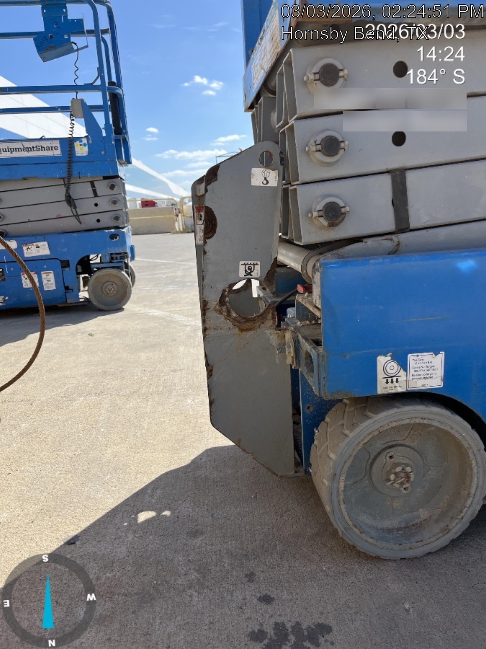 2019 Genie GS-1930 Fixed rails with chain Entry