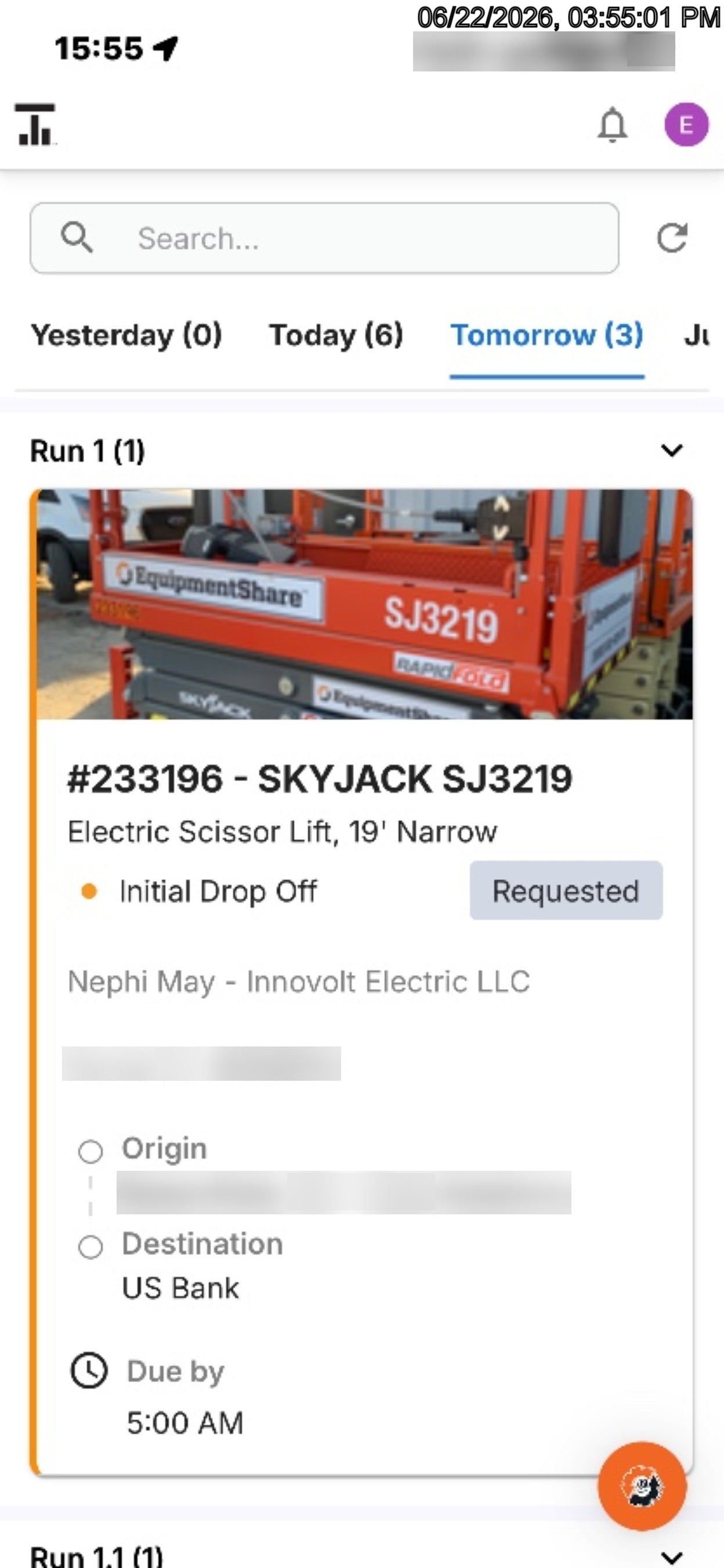 2022 SKYJACK SJ3219