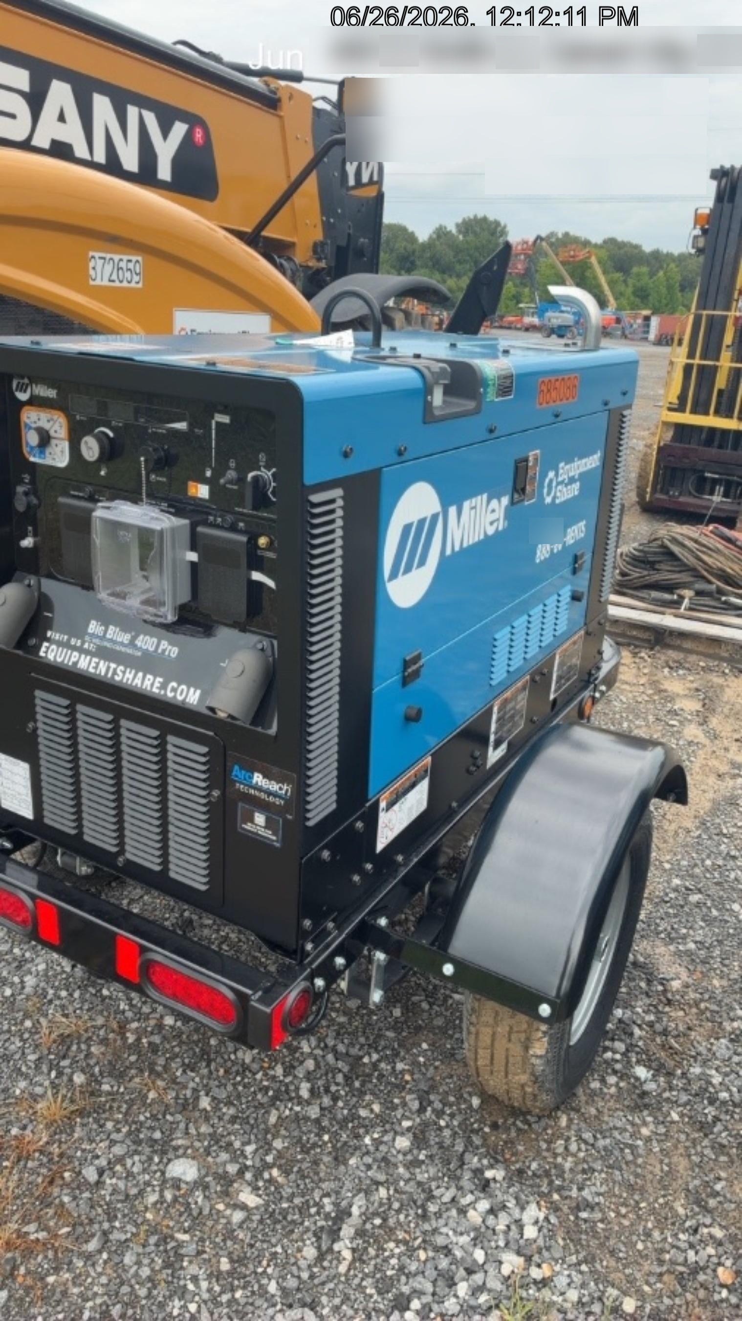 2026 MILLER ELECTRIC BIG BLUE 400