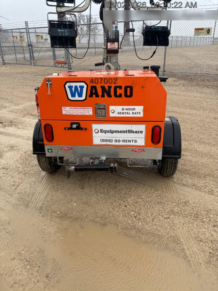 2024 Wanco WLTT-4MM4K Diesel, Deep Sea Controller, Shore Power Plug, Auto Start, (4) 350W LED Floodlights, 4kW Generator, 60 Gal Fuel Tank, 2" Ball, T3