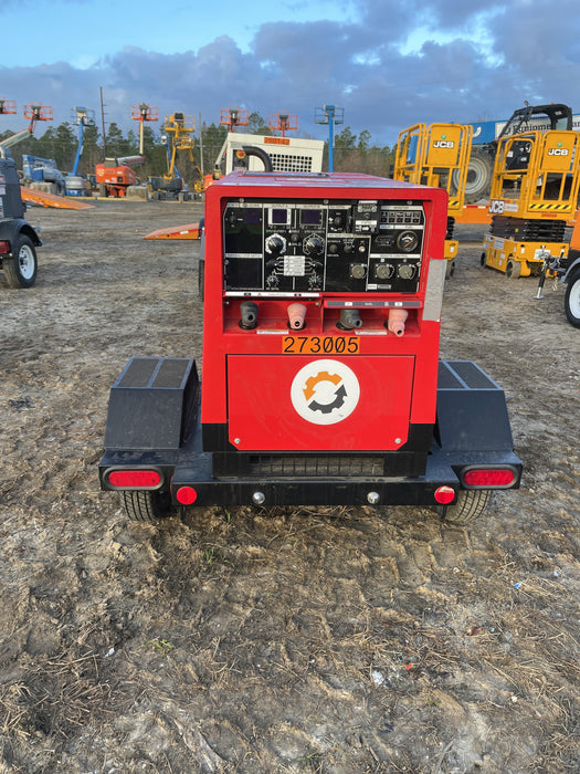 2022 Shindaiwa DGW400MDL Kubota D902 Engine, 23 HP, Dual Op Welder, Wire, Arc, Droop Stick, Tig, and CC Stick Functionality, Simulphase, 3 Phase and 1 Phase Gen Output, Single Axle NB Trlr, Slr Trckl Chrg 12V 12W, Fire Ext