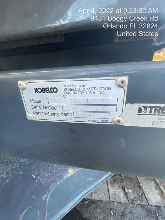 2018 KOBELCO SK210LC-10