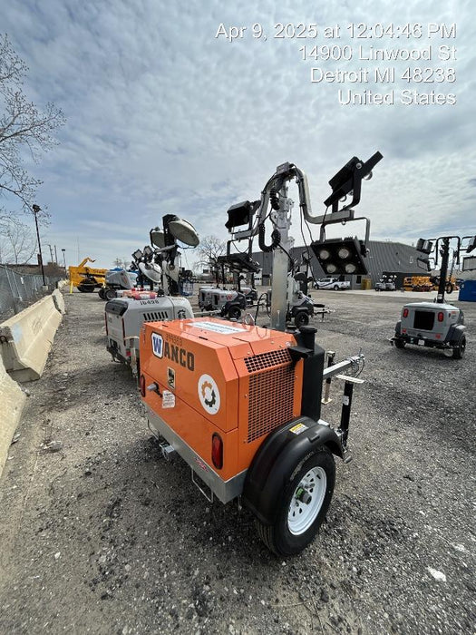 2024 Wanco WLTT-4MM4K Diesel, Deep Sea Controller, Shore Power Plug, Auto Start, (4) 350W LED Floodlights, 4kW Generator, 60 Gal Fuel Tank, 2" Ball, T3