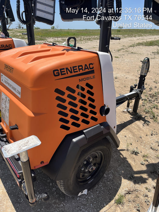 2024 Generac MLT2 Diesel, Flex Switch 120V Input, Powerzone Controller, 
(4) 320W LED Lights, 4kW Generator, 39.9 Gal Fuel Tank, 2" Ball, T3