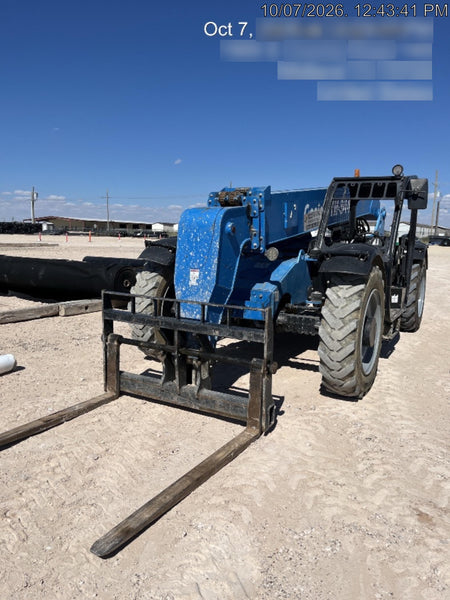 2018 Genie GTH-844 Genie GTH-844D w/Open ROPS, FF Tires, Work Light/Beacon, 60" Carriage and Forks