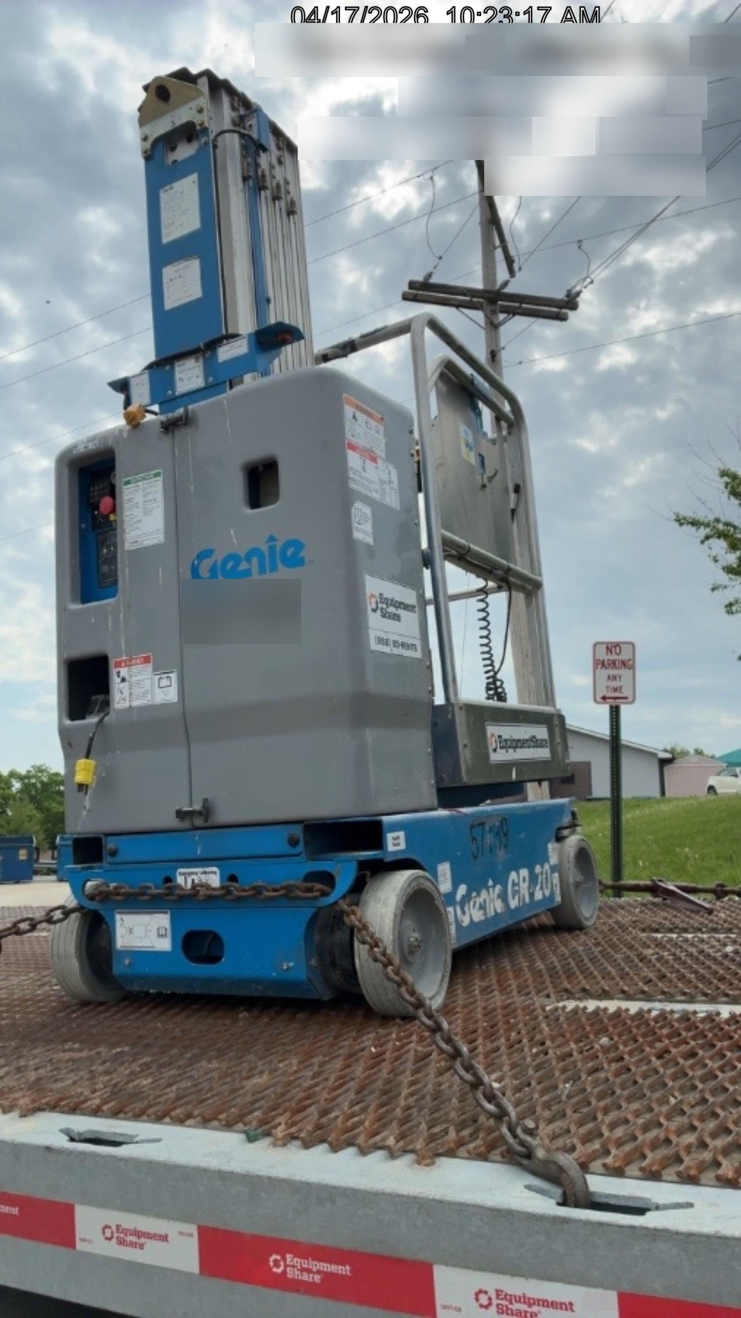 2019 GENIE GR-20