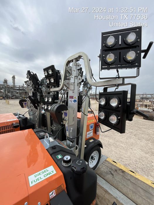 2024 Wanco WLTT-4MM4K Diesel, Deep Sea Controller, Shore Power Plug, Auto Start, (4) 350W LED Floodlights, 4kW Generator, 60 Gal Fuel Tank, 2" Ball, T3