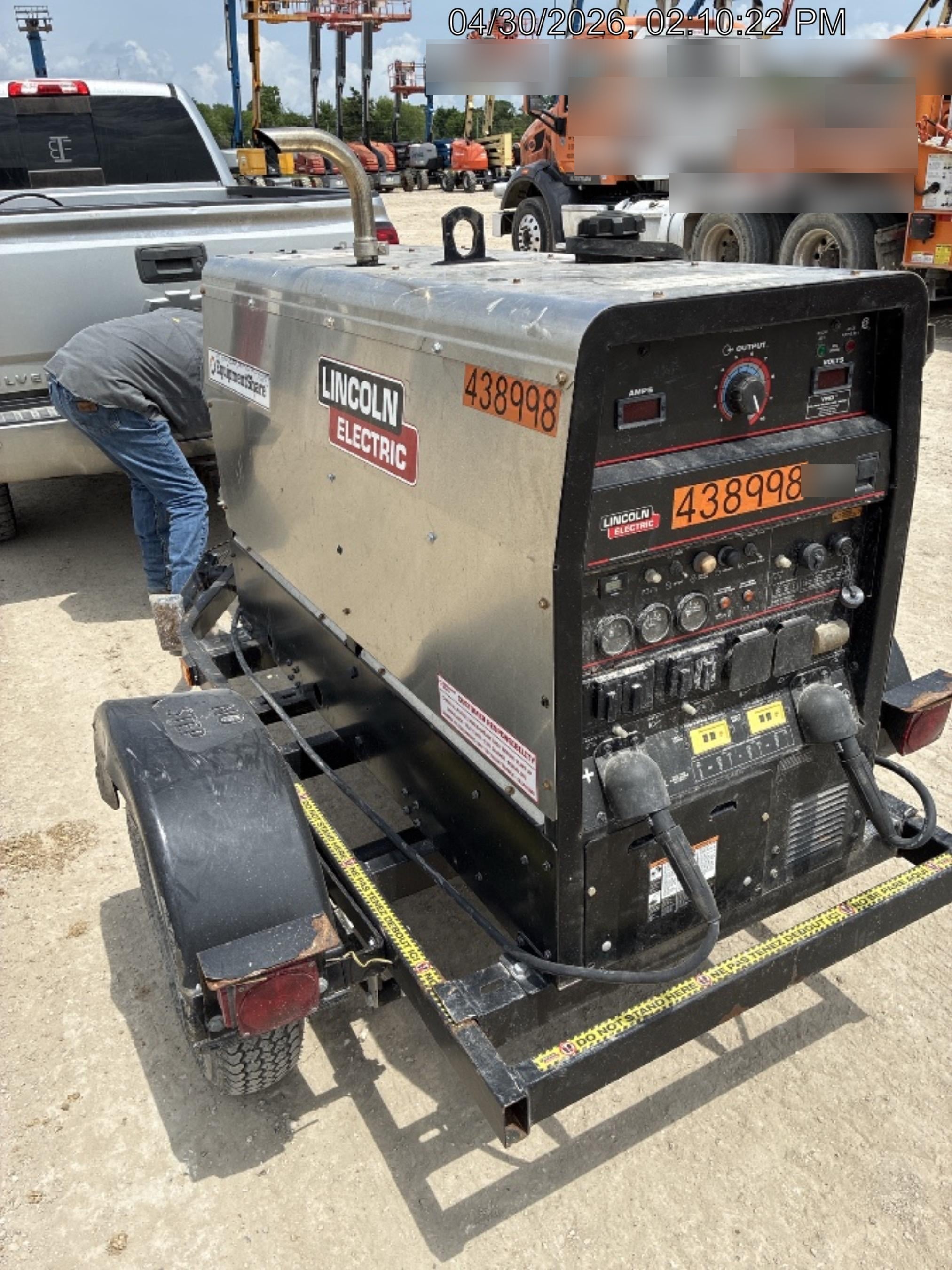 2024 Lincoln Electric LE400 Kubota V1505, Trlr, Cable Rack, Light Kit, ES Decals, T3