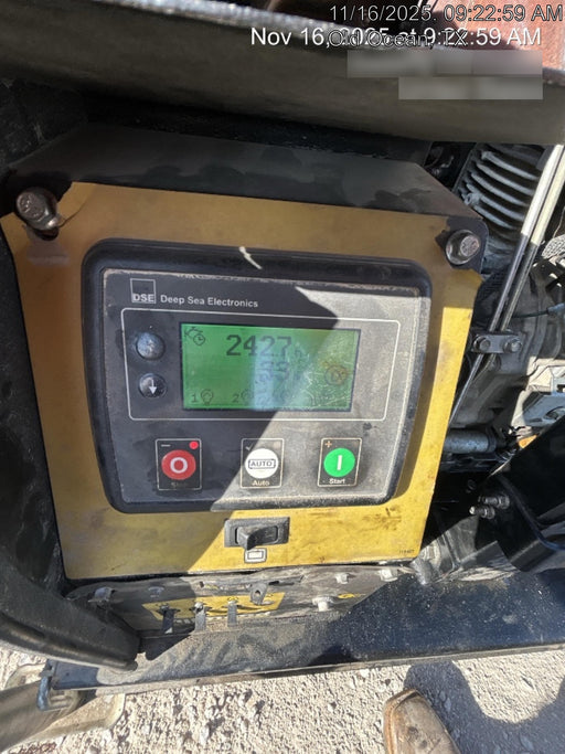 2022 Allmand NLV3GR (4) LED Light Fixture 350W, 23' Vertical Mast, 3kW Prime, Towable, Deep Sea L401, Leveling Jacks, Yanmar T4F 5.8hp