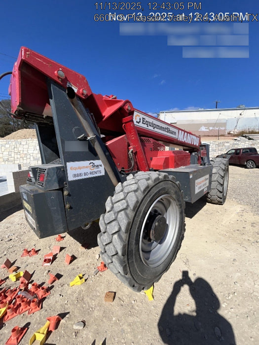 2018 Manitou MTA10055 MTA10055 - 74 HP T4, Canopy, Worklights/Strobe, Beacon, 66" Carriage, 60" Forks, Solid Tires, Lift Hook, Aux Hydraulics