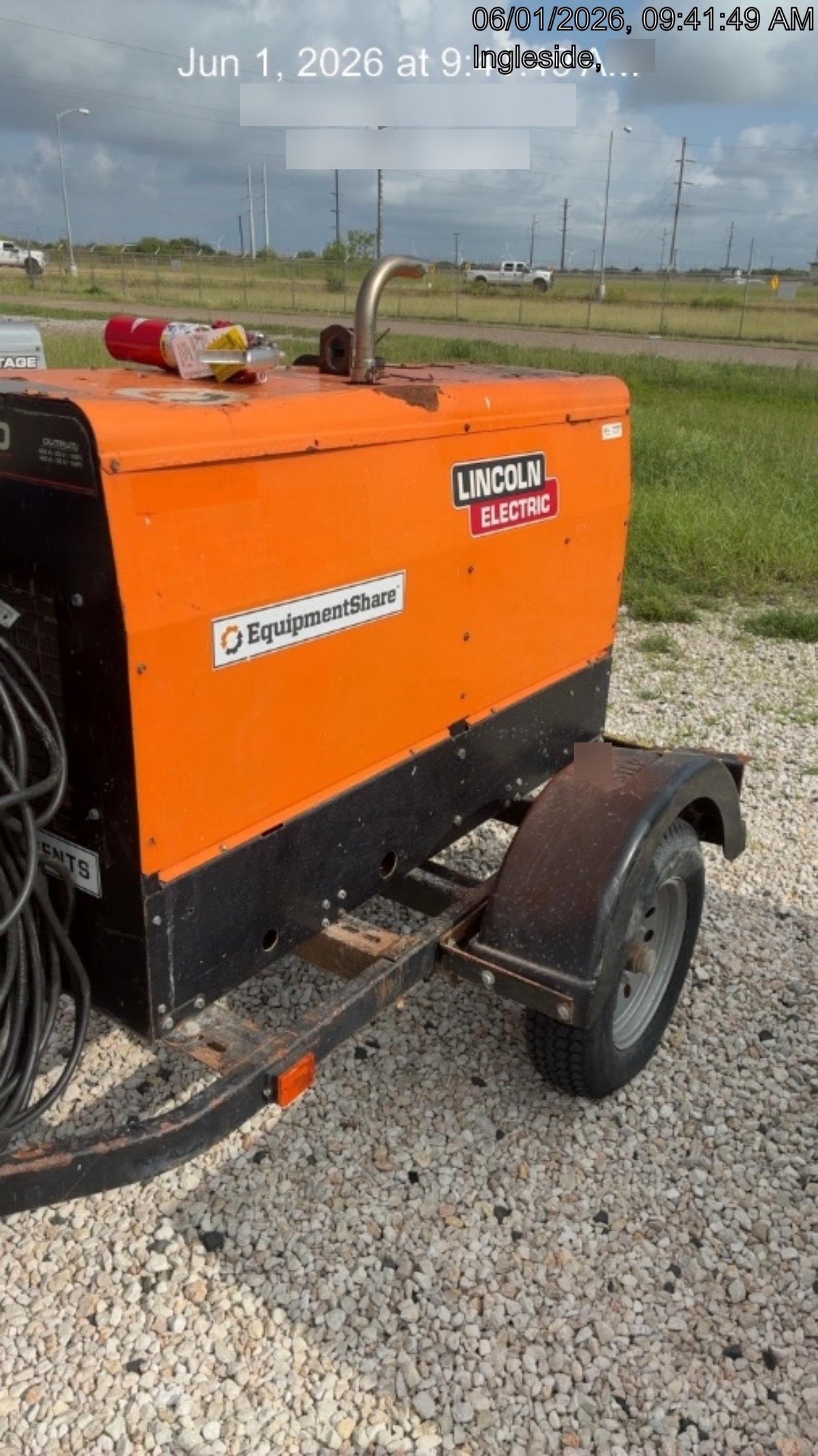 2022 Lincoln Electric LE400 Kubota V1505, Trlr, Cable Rack, Light Kit, ES Decals, T3